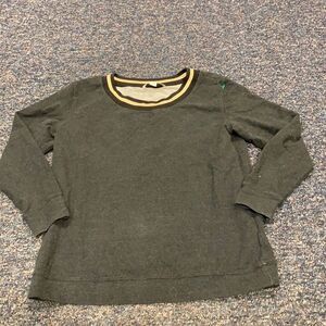 Gloria Vanderbilt Gold Trim Sweat Shirt sz. M